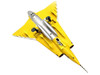 Saab J35J Draken Fighter Aircraft 43 10 3 Johan Gul Squadron 10 Wing Final Flight Livery 1997 Swedish Air Force 1/72 Diecast Model Airplane Aviation 72 AV72-41009