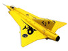 Saab J35J Draken Fighter Aircraft 43 10 3 Johan Gul Squadron 10 Wing Final Flight Livery 1997 Swedish Air Force 1/72 Diecast Model Airplane Aviation 72 AV72-41009