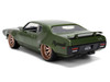1972 Plymouth GTX Green Metallic with Matt Black Hood and Gold Stripes Bigtime Muscle Series 1/24 Diecast Model Car Jada 36617