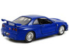 Brian's Nissan Skyline GT-R R34 Blue "Fast & Furious" Movie 1/32 Diecast Car Model Jada 97185 