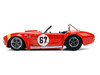 1965 Shelby Cobra 427 S/C #67 Red with Yellow Stripe Bigtime Muscle Series 1/24 Diecast Model Car Jada 36629