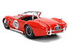 1965 Shelby Cobra 427 S/C #67 Red with Yellow Stripe Bigtime Muscle Series 1/24 Diecast Model Car Jada 36629