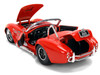 1965 Shelby Cobra 427 S/C #67 Red with Yellow Stripe Bigtime Muscle Series 1/24 Diecast Model Car Jada 36629