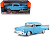 1957 Chevrolet Bel Air Light Blue Timeless Legends Series 1/24 Diecast Model Car Motormax 73228LBL