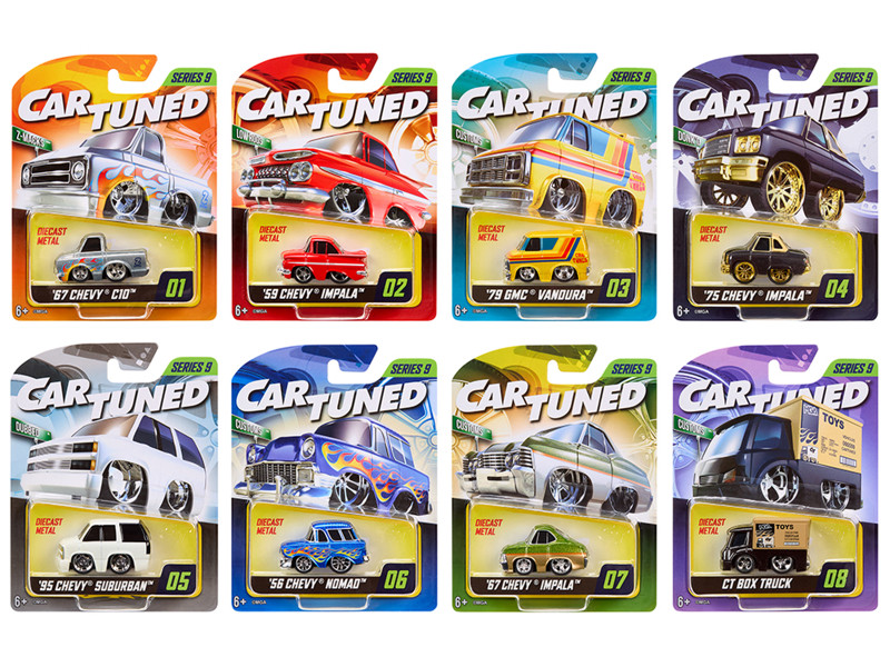 Mainline 2026 Series 9 Set of 8 Pieces Diecast Model Cars CarTuned 592631-XX8