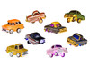 Lowriders Show Glow Series 2 Set of 8 Pieces Diecast Model Cars CarTuned 597346-XX1