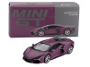 Lamborghini Revuelto Viola 30th Matt Purple Metallic Limited Edition 1/64 Diecast Model Car Mini GT MGT01121