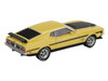 Ford Mustang Mach 1 Grabber Yellow with Black Hood and Stripes Limited Edition 1/64 Diecast Model Car Mini GT MGT01139