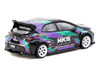 Toyota GR Corolla RHD Right Hand Drive HKS Black with Graphics Global64 Series 1/64 Diecast Model Tarmac Works T64G-066-HKS