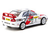 Mitsubishi Lancer Evolution IV #1 Tommi Makinen - Seppo Harjanne 3rd Place Monte Carlo Rally 1997 Global64 Series 1/64 Diecast Model Tarmac Works T64G-076-97MCR01