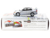 Mitsubishi Lancer Evolution IV Silver Metallic with Tarmac Cards Global64 Series 1/64 Diecast Model Tarmac Works T64G-076-SL