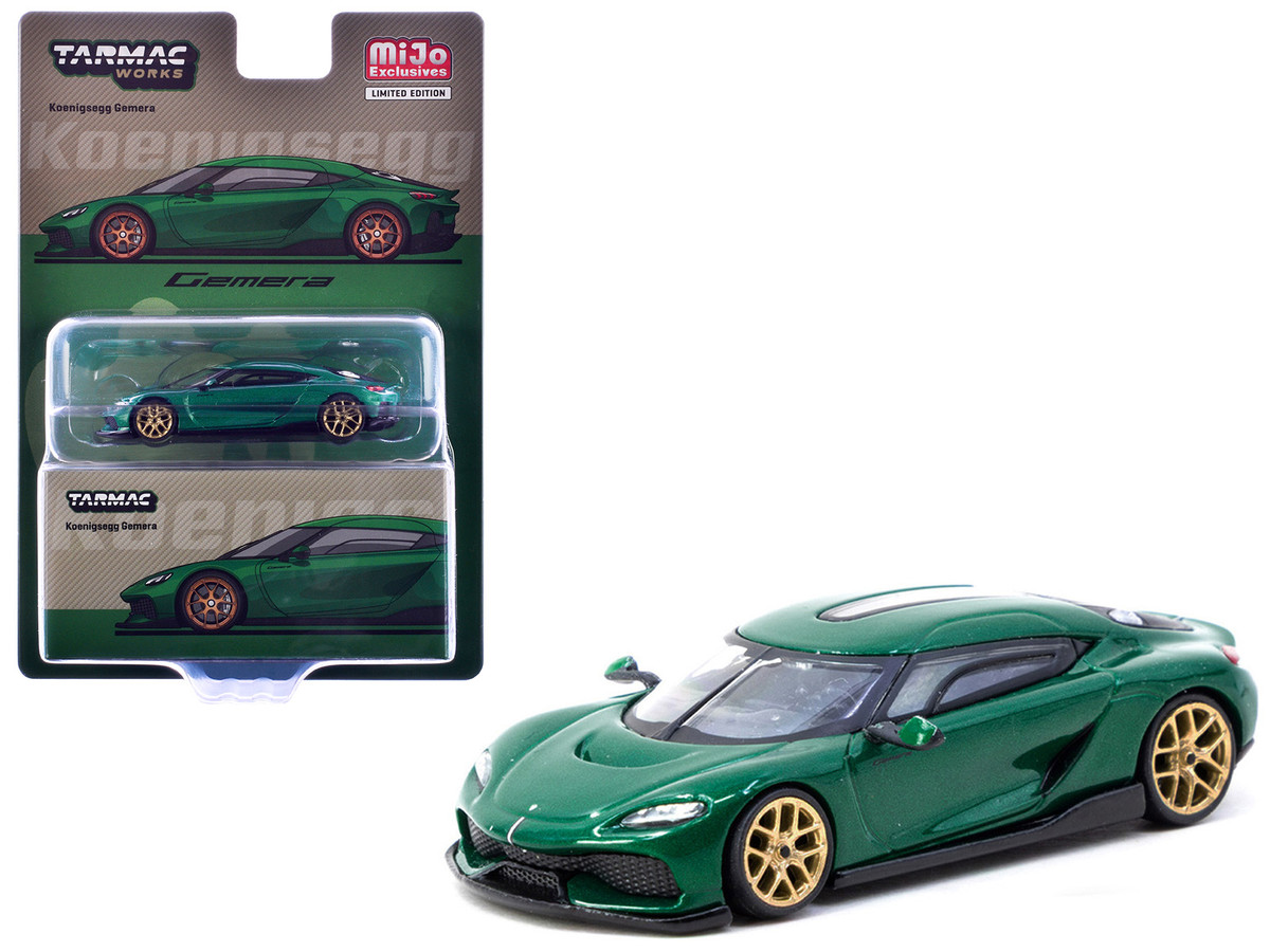 Koenigsegg Gemera Green Metallic Global64 Series 1/64 Diecast