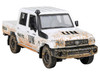 2014 Toyota Land Cruiser LC 79 Pickup Truck UN MINUSCA White Dirty Version 1/64 Diecast Model Car Paragon PA-55687