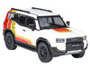 2024 Toyota Land Cruiser 250 Prado White with TRD Stripes 1/64 Diecast Model Car Paragon PA-55747