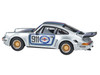 Porsche 911 Carrera RSR 3.0 Martini Racing Silver Metallic with Stripes 1/64 Diecast Model Car Paragon PA-55794