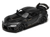 Toyota Supra DarwinPro Black with Gold Accents Enigma Exclusive Edition 1/64 Diecast Model Car Pop Race PR64-PRE013