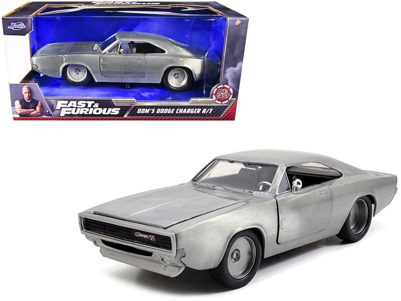 Dom's 1970 Dodge Charger R/T Bare Metal "Fast & Furious 7" Movie 1/24 Diecast Model Car Jada 97336