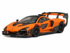 McLaren Senna GTR Orange Metallic with Carbon Hood and Black Top 1/64 Diecast Model Car by CM Model CM64-SENNAGTR-04