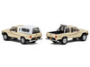 Toyota XtraCab SR5 4x4 Pickup Truck Beige with White Camper Shell DiecastTalk Exclusive Limited Edition to 1008 pieces Worldwide 1/64 Diecast Model Car GCD DTG0020-BEI
