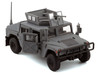 HUMVEE 4 CT Military Vehicle Matt Gray with Alternative Tops 1/64 Diecast Model Car BM Creations 64B0461