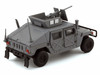 HUMVEE 4 CT Military Vehicle Matt Gray with Alternative Tops 1/64 Diecast Model Car BM Creations 64B0461