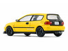 Honda Civic EG6 RHD Right Hand Drive Yellow with Carbon Hood with Alternates 1/64 Diecast Model Car BM Creations 64B0483