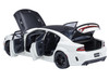 Dodge Charger SRT Hellcat Redeye Knuckle White with Matt Black Hood and Top 1/18 Model Car Autoart 71751