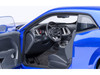 2022 Dodge Challenger SRT Jailbreak Indigo Blue Metallic with Carbon Stripes 1/18 Model Car Autoart 71763