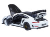 Porsche 911 991 2 GT3 RS Weissach Package White with Carbon Hood and Top 1/18 Model Car Autoart 78176