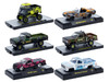 Auto Meets Set of 6 Cars IN DISPLAY CASES Release S60 Limited Edition 1/64 Diecast Model Cars M2 Machines 32600-S60