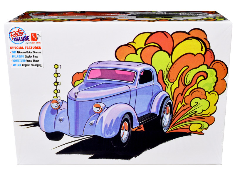 Skill 2 Model Kit 1936 Ford Coupe Gasser 3 in 1 Kit 1/25 Scale Model AMT AMT1534