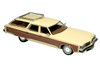 1976 Oldsmobile Custom Cruiser Cream Gold with Woodgrain Sides Limited Edition to 200 pieces Worldwide 1/43 Model Car Goldvarg Collection GC-078A