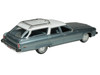1976 Oldsmobile Custom Cruiser Light Blue Metallic with White Top and Blue Interior Limited Edition to 200 pieces Worldwide 1/43 Model Car Goldvarg Collection GC-078B