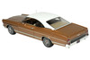 1976 Ford Galaxie Burnt Amber Metallic with White Top Limited Edition to 200 pieces Worldwide 1/43 Model Car Goldvarg Collection GC-079B