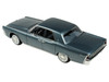 1962 Lincoln Continental Oxford Gray Metallic with Blue Interior Limited Edition to 200 pieces Worldwide 1/43 Model Car Goldvarg Collection GC-088A