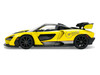 McLaren Senna 8 PAS Racing Yellow Metallic with Black Top Hyper Spec Series 1/24 Diecast Model Car Jada 36484