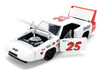 1969 Dodge Charger Daytona #25 White with Red Stripes Bigtime Muscle Series 1/24 Diecast Model Car Jada 36608