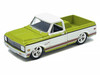 1972 Chevrolet C-10 Short Bed Pickup Truck Mustard Yellow and White Mijo Exclusives Series 1/64 Diecast Model Car Greenlight GL-1352002