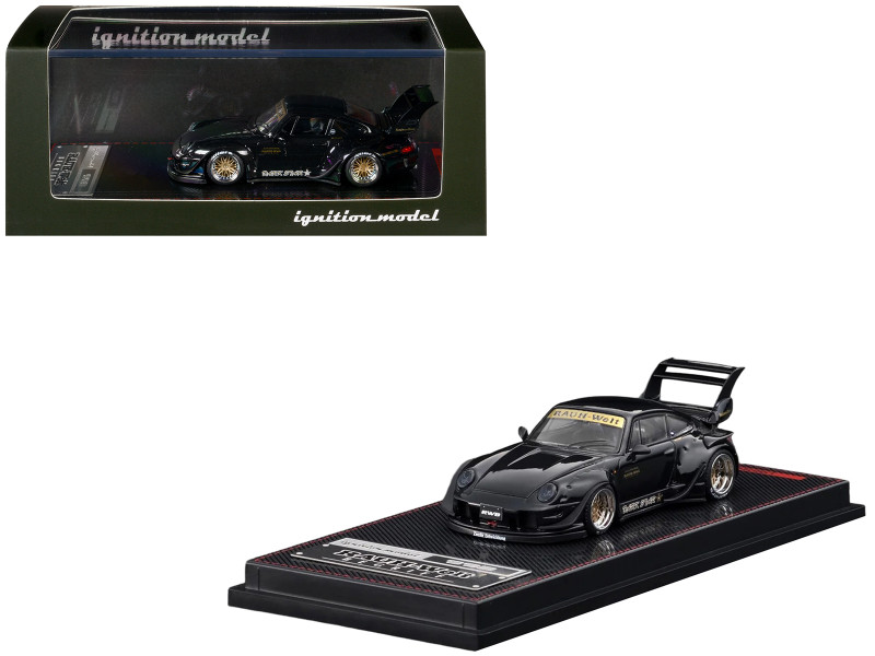 RWB 993 Dark Star Black 1/64 Diecast Model Car Ignition Model IG3870
