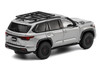 Toyota Sequoia TRD PRO Silver Metallic with Roof Rack 1/64 Diecast Model Car GCD KS-068-569