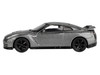 Nissan GT-R Nismo R35 CRS Version RHD Right Hand Drive Dark Metal Gray Metallic Limited Edition 1/64 Diecast Model Car Mini GT MGT01089