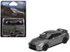 Nissan GT-R Nismo R35 CRS Version RHD Right Hand Drive Dark Metal Gray Metallic Limited Edition 1/64 Diecast Model Car Mini GT MGT01089
