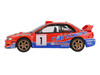 Subaru Impreza WRC97 #1 Armin Kremer - Fred Berssen Champion Deutsche Rallye Meisterschaft DRM 1999 Limited Edition 1/64 Diecast Model Car Mini GT MGT01140