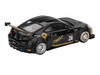 Toyota GR86 LB-Nation - Liberty Walk #24 Black with Carbon Hood and Gold Graphics Limited Edition 1/64 Diecast Model Car Mini GT MGT01149