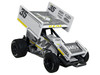 Winged Sprint Car #35 Jamie Veal SWI Earthworks White 2025 1/50 Diecast Model Car ACME A5025017