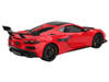 Chevrolet Corvette ZR1 Torch Red with Carbon Top 1/18 Model Car Top Speed TS0647