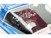 1966 Plymouth Barracuda Hemi Hustler Blue with White Stripes Limited Edition to 374 pieces Worldwide 1/18 Diecast Model Car ACME A1806138