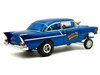 1957 Chevrolet 150 Gasser High Roller Blue Metallic Limited Edition to 300 pieces Worldwide 1/18 Diecast Model Car ACME A1807019