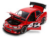 Sean's Mitsubishi Lancer Evolution IX RHD Right Hand Drive Red with Graphics The Fast and the Furious: Tokyo Drift 2006 Movie Fast & Furious 25 Years Series 1/24 Diecast Model Car Jada 36208