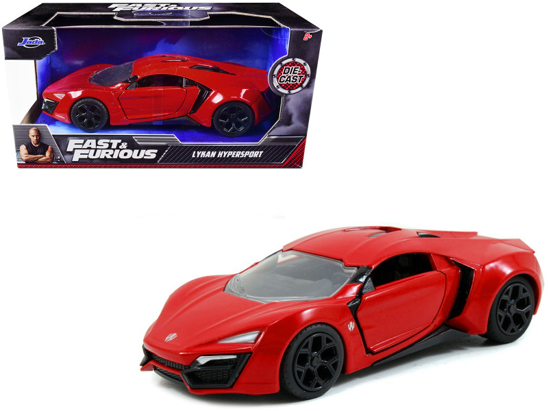 Jada Toys Dom Lykan Hypersport with Figure Fast & Furious 1
